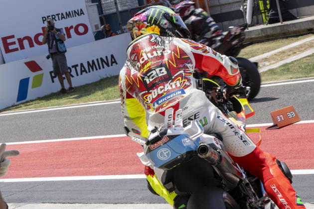 MOTO - MOTO GP - GRAND PRIX OF INDONESIA 2026 21 MORBIDELLI Franco (ita), Pertamina Enduro VR46 Racing Team, Ducati Desmosedici GP25, action during the 2026 MotoGP Pertamina Grand Prix of Indonesia on the Mandalika circuit from October 9 to 11, at West Nusa Tenggara, Indonesia - West Nusa TenggaraIndonesia  Copyright: xGIGIxSOLDANOx