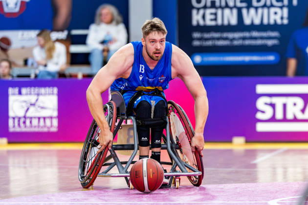 11.10.2026, GER, Rollstuhlbasketball, Maenner Frauen, Saison 26 27, Funke Cup, Hauptrunde, Thuringia Bulls - Spinto Muensterland Alexander Budde (Thuringia Bulls) 99189 Elxleben Fit-In Freizeitanlage Sporthal Thueringen Deutschland