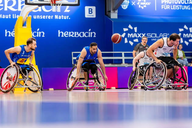 11.10.2026, GER, Rollstuhlbasketball, Maenner Frauen, Saison 26 27, Funke Cup, Hauptrunde, Thuringia Bulls - Spinto Muensterland Vahid Gholamazad (Thuringia Bulls) 99189 Elxleben Fit-In Freizeitanlage Sporthal Thueringen Deutschland
