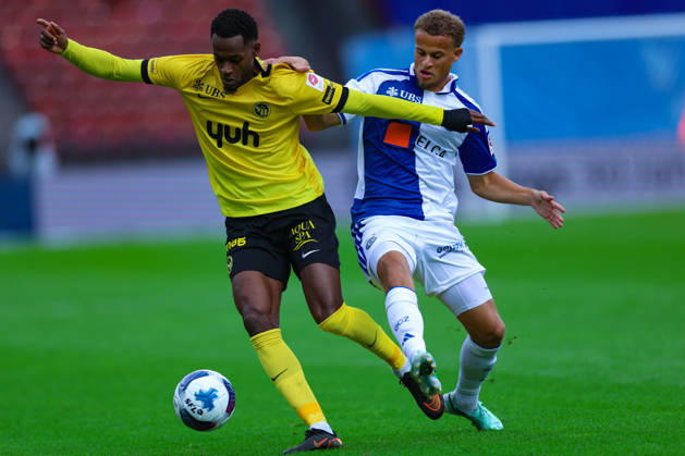 GC Zürich gegen BSC Young Boys Brack Super League 11. Oktober 2026 Edimilson Fernandes (6, BSC Young Boys, li.) im Spiel der Brack Super League zwischen dem Grasshopper Club Zürich (GCZ) und dem BSC Young Boys (YB) am 11. Oktober 2026 im Stadion Letzigrund in Zürich, Schweiz. Zürich Stadion Letzigrund Zürich Schweiz