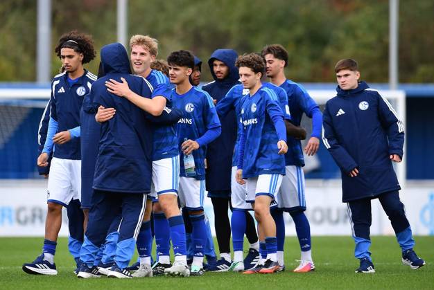 Schalke 04 U19 - Fortuna Düsseldorf U19 ** NUR FÜR REDAKTIONELLE ZWECKE ** EDITORIAL USE ONLY **<p>Fußball U19 DFB-Nachwuchsliga - Vorrunde Gruppe H 7.SPIELTAG: Schalke 04 U19 - Fortuna Düsseldorf U19 am 11.10.2026 im Parkstadion in Gelsenkirchen Philipp Kanzok ( Schalke 04 U19 ) Deutschland Nordrhein-Westfalen Gelsenkirchen Copyright: ThorstenxTillmann