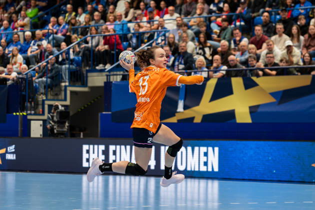 HSG Blomberg-Lippe (GER) vs. Odense Handbold (DEN), Handball, EHF Champions League Women, Gruppenphase, 11.10.2026, Saision 2026 2027, Lemgo Anna Vyakhireva (Odense Handbold, 13) im Torwurf Lemgo Phoenix Contact Arena Deutschland