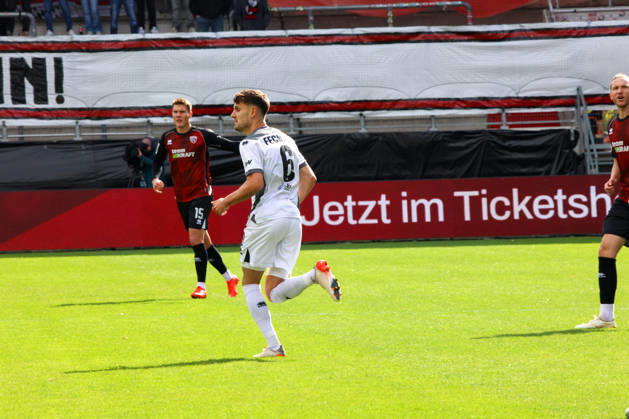 beim Spiel FC Ingolstadt 04 gegen SV Wehen Wiesbaden am 11.10.2026, DFB regulations prohibit any use of photographs as image sequences and or quasi-video. GER, Fussball, 3. Liga, Spieltag 8, FC Ingolstadt 04 gegen SV Wehen Wiesbaden, 11.10.2026, Audi Sportpark Ingolstadt Copyright: xEibner-Pressefoto OliverxSTRISCHx EP-OSH