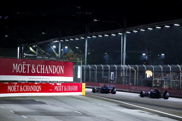 F1 - SINGAPORE GRAND PRIX 2026 Moët & Chandon branding illustration during the 2026 Formula 1 Singapore Grand Prix, 17th round of the 2026 Formula One World Championship, WM, Weltmeisterschaft from October 9 to 11, 2026 on the Marina Bay Street Circuit, in Singapore, Singapore - SingaporeSingapore Copyright: xDPPIx