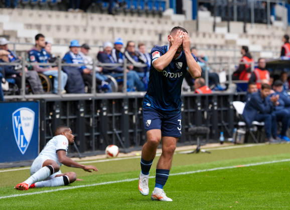 Maximilian Wittek (VfL Bochum 1848, 32) reagiert. GER, VfL Bochum 1848 vs DSC Arminia Bielefeld, 2. Bundesliga, 7. Spieltag, Saison 2026-27, Vonovia Ruhrstadion, Bochum, 11.10.2026 DFL REGULATIONS PROHIBIT ANY USE OF PHOTOGRAPHS AS IMAGE SEQUENCES AND OR QUASI-VIDEO VfL Bochum 1848 vs DSC Arminia Bielefeld, 2. Bundesliga, 7. Spieltag, Saison 2026-27, 11.10.2026 Bochum Copyright: xEibner-Pressefoto ScottxColemanx EP_SCN