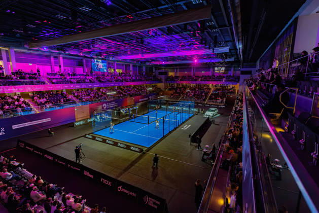 DÜSSELDORF, GERMANY - 11 OCTOBER 2026: Image shows overview of the CUPRA Germany Premier Padel P2 2026 Center Court in CASTELLO Düsseldorf during CUPRA Germany Premier Padel P2 2026 Day 8: Finals at CASTELLO Düsseldorf on 11 10 2026 in Düsseldorf, Germany. Germany Copyright: xFröhlichxPascalx