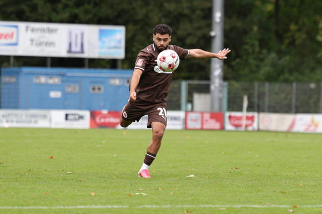 Fußball I Herren I Saison 2026 2027 I Regionalliga Nord I 13.Spieltag I FC St.Pauli II - HSC Hannover I 11.10.2026 Kenan Asydin (21, FC St.Pauli II) Norderstedt Edmund Plambeck Stadion Schleswig-Holstein Deutschland Copyright: xLobeca RalfxHomburgx