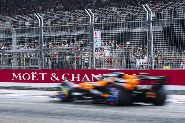 F1 - SINGAPORE GRAND PRIX 2026 Moët & Chandon branding illustration during the 2026 Formula 1 Singapore Grand Prix, 17th round of the 2026 Formula One World Championship, WM, Weltmeisterschaft from October 9 to 11, 2026 on the Marina Bay Street Circuit, in Singapore, Singapore - SingaporeSingapore Copyright: xDPPIx