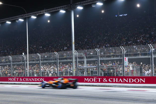 F1 - SINGAPORE GRAND PRIX 2026 Moët & Chandon branding illustration during the 2026 Formula 1 Singapore Grand Prix, 17th round of the 2026 Formula One World Championship, WM, Weltmeisterschaft from October 9 to 11, 2026 on the Marina Bay Street Circuit, in Singapore, Singapore - SingaporeSingapore Copyright: xDPPIx