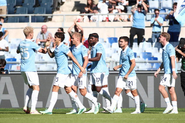 SOCCER - Serie A - SS Lazio vs. AC Monza Photo by IPA ABACAPRESS.COM89549561 - Nuno Tavares of Societa Sportiva Lazio scores the goal to make it 1-0 during the 2026 2027 Serie A match between S.S. Lazio and A.C. Monza at the Stadio Olimpico in Rome, Italy. Rome Italy  Copyright: xIPAxSport ABACAx