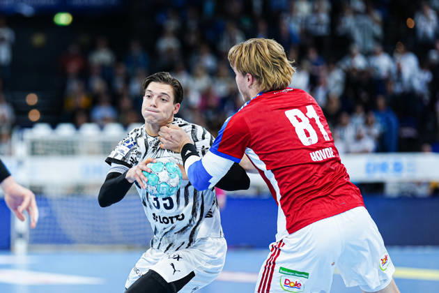 Domen Makuc (THW Kiel, 35), Martin Hovde (Handball Club Hamburg, 81) GER, THW Kiel vs. Handball Club Hamburg, Handball, 1. Bundesliga, Spieltag 8, Saison 2026 2027, 11.10.2026 GER, THW Kiel vs. Handball Club Hamburg, Handball, 1. Bundesliga, Spieltag 8, Saison 2026 2027, 11.10.2026 Kiel Copyright: xEibner-Pressefoto MarcelxvonxFehrnx EP_MFN
