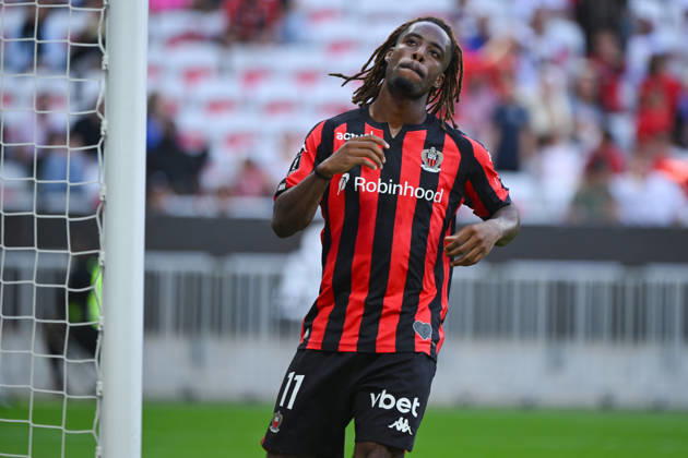 FOOTBALL : OGC Nice VS RC Strasbourg Alsace - Ligue 1 McDonald s - 11 10 2026 Elye Wahi (OGCN) - Ligue 1 McDonald™s match between OGC Nice and Racing Club de Strasbourg Alsace on October 11, 2026 at the Allianz Riviera Stadium in Nice. NiceFrance  Copyright: xWilliamxCannarellax