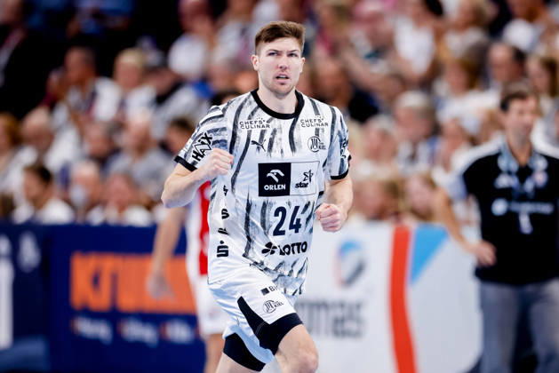 Kiel, 11. Oktober 2026 - Handball, 1. Bundesliga 2026 27, THW Kiel - Handball Club Hamburg: Lukas Zerbe (THW Kiel, 24)