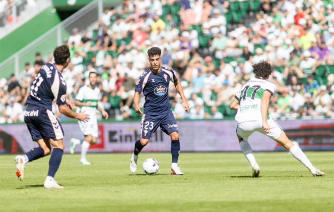 ESP: LaLiga EA Sports Elche CF v Celta Vigo Hugo Alvarez of Celta during LaLiga EA Sports match between Elche CF v Celta Vigo played at Martinez Valero Stadium, Elche on October 11 2026 in Spain Spain Soccer Copyright: xAgenciaxLOFx