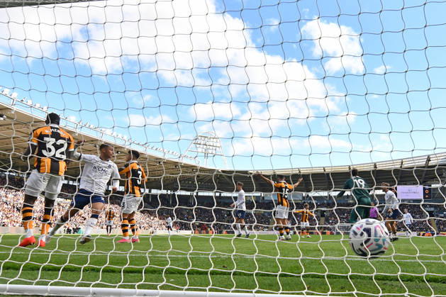 Hull City v Everton, Premier League GOAL disallowed as Everton FC forward Brennan Johnson (22) offside during the Premier League match between Hull City and Everton at the MKM Stadium, Kingston upon Hull, UK on 11 October 2026. Kingston upon Hull MKM Stadium East Riding of Yorkshire UK Editorial use only DataCo restrictions apply See www.football-dataco.com , Copyright: xIanxLyallx PSI-24983-0031