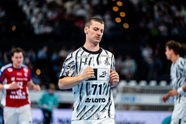 11.10.2026, xdobgx, Handball Opel HBL, THW Kiel - Handball Club Hamburg v.l. Elias Ellefsen a Skipagotu (Kiel, 71) Portrait, Portraet, Einzelbild Kiel