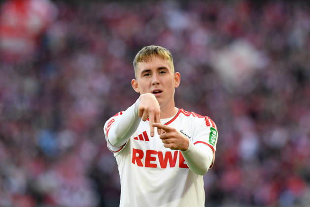 Isak Johannesson (1. FC Koeln) Torjubel, jubelt nach seinem Treffer zum 1:0 waehrend des Spiels der 1. Bundesliga zwischen 1. FC Koeln und Borussia Moenchengladbach, RheinEnergieStadion am 11. October 2026 in Koeln, Deutschland. (Foto von Ralf Treese DeFodi Images) +++ Isak Johannesson (1. FC Koeln) celebrates after scoring his team™s first goal during the Bundesliga match between 1. FC Koeln and Borussia Moenchengladbach at RheinEnergieStadion on October 11, 2026 in Cologne, Germany. (Photo by Ralf Treese DeFodi Images) DFB DFL REGULATIONS PROHIBIT ANY USE OF PHOTOGRAPHS AS IMAGE SEQUENCES AND OR QUASI-VIDEO. (Photo by Ralf Treese DeFodi Images) -