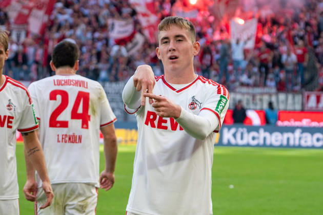 Deutschland: 1.Bundesliga 2026 2027, 5. Spieltag, 1.FC Köln vs Borussia Mönchengladbach, Sonntag, 11.10.2026 RheinEnergie-Stadion (Köln-Nordrhein-Westfalen): Tor und Torjubel zum 1:0 durch Isak Johannesson (1.FC Köln, 8). Freude, Emotionen, Jubel Köln RheinEnergier-Stadion, Köln Deutschland Copyright: xOrhanxHabashx