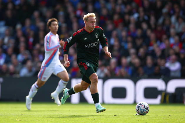Premier League: Crystal Palace v Nottingham Forest LONDON, UK - 11th Oct 2026: Xaver Schlager of Nottingham Forest in action during the Premier League match between Crystal Palace FC and Nottingham Forest FC at Selhurst Park London Selhurst Park England United Kingdom Copyright: xCraigxMercerx xPeakxActionxPhotosx