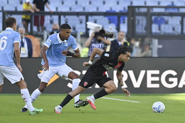 RECORD DATE NOT STATED 11th October 2026; Stadio Olimpico, Rome, Italy; Italian Serie A Football, Lazio versus Monza; Samuele Birindelli of Monza seen in action AllShotLive
