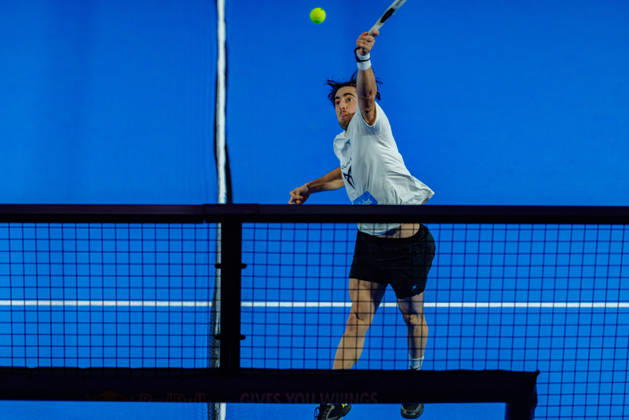 DÜSSELDORF, GERMANY - 11 OCTOBER 2026: Image shows Jon Sanz (ESP) during CUPRA Germany Premier Padel P2 2026 Day 8: Finals at CASTELLO Düsseldorf on 11 10 2026 in Düsseldorf, Germany. Germany Copyright: xFröhlichxPascalx