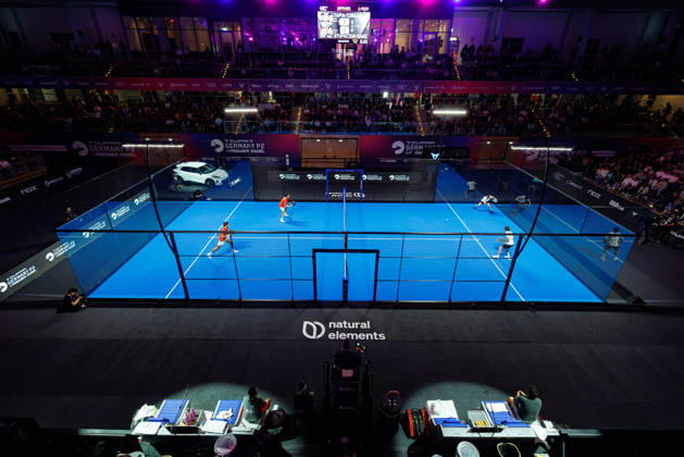 DÜSSELDORF, GERMANY - 11 OCTOBER 2026: Image shows gameplay during CUPRA Germany Premier Padel P2 2026 Day 8: Finals at CASTELLO Düsseldorf on 11 10 2026 in Düsseldorf, Germany. Germany Copyright: xFröhlichxPascalx