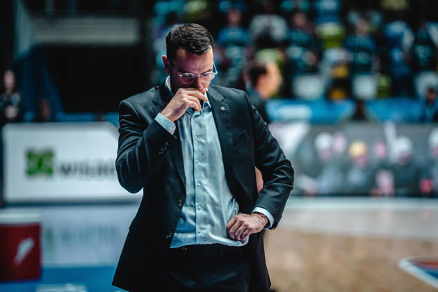 11.10.2026, xhfmx, Basketball easyCredit BBL Bundesliga, Frankfurt Skyliners - Veolia Towers Hamburg Benny Barloschky (Trainer Veolia Towers Hamburg) Frankfurt am Main