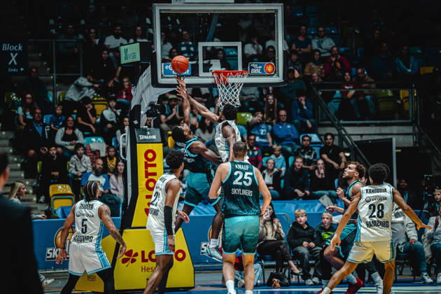 11.10.2026, xhfmx, Basketball easyCredit BBL Bundesliga, Frankfurt Skyliners - Veolia Towers Hamburg William Christmas (Skyliners Frankfurt) Frankfurt am Main