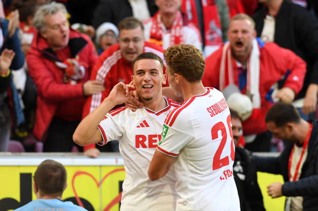 Said El Mala (1. FC Koeln) Torjubel, jubelt nach seinem Treffer zum 2:1 waehrend des Spiels der 1. Bundesliga zwischen 1. FC Koeln und Borussia Moenchengladbach, RheinEnergieStadion am 11. October 2026 in Koeln, Deutschland. (Foto von Ralf Treese DeFodi Images) +++ Said El Mala (1. FC Koeln) celebrates after scoring his team™s second goal during the Bundesliga match between 1. FC Koeln and Borussia Moenchengladbach at RheinEnergieStadion on October 11, 2026 in Cologne, Germany. (Photo by Ralf Treese DeFodi Images) DFB DFL REGULATIONS PROHIBIT ANY USE OF PHOTOGRAPHS AS IMAGE SEQUENCES AND OR QUASI-VIDEO. (Photo by Ralf Treese DeFodi Images) -
