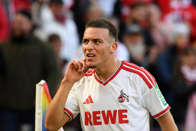 Said El Mala (1. FC Koeln) Torjubel, jubelt nach seinem Treffer zum 2:1 waehrend des Spiels der 1. Bundesliga zwischen 1. FC Koeln und Borussia Moenchengladbach, RheinEnergieStadion am 11. October 2026 in Koeln, Deutschland. (Foto von Ralf Treese DeFodi Images) +++ Said El Mala (1. FC Koeln) celebrates after scoring his team™s second goal during the Bundesliga match between 1. FC Koeln and Borussia Moenchengladbach at RheinEnergieStadion on October 11, 2026 in Cologne, Germany. (Photo by Ralf Treese DeFodi Images) DFB DFL REGULATIONS PROHIBIT ANY USE OF PHOTOGRAPHS AS IMAGE SEQUENCES AND OR QUASI-VIDEO. (Photo by Ralf Treese DeFodi Images) -
