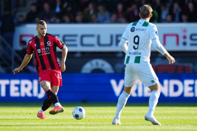 ROTTERDAM , 11-10-2026 , Stadium Woudestein , season 2026 2027 , Dutch Eredivisie football , match between Excelsior Rotterdam and FC Groningen , picture shows Excelsior Rotterdam Player Rick Meissen Excelsior - Groningen  x208172190x Copyright: