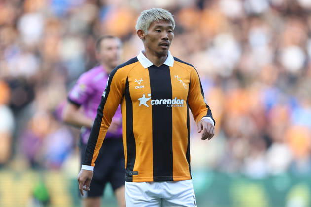 RECORD DATE NOT STATED 11th October 2026; MKM Stadium, Hull, England; Premier League Football, Hull City versus Everton; Hidemasa Morita of Hull City DavexLofthouse