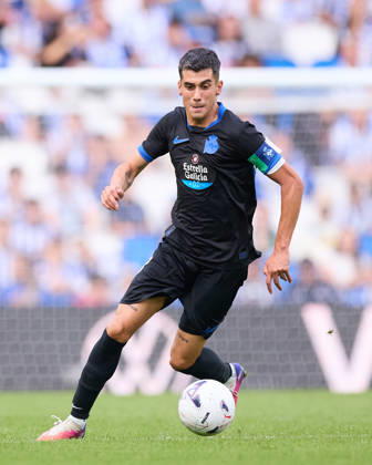 October 11, 2026, San Sebastian, Guipuzcoa, Spain: Diego Villares of RC Deportivo de A Coruna in action during the LaLiga EA Sports match between Real Sociedad and RC Deportivo de A Coruna at Anoeta on October 11, 2026, in San Sebastian, Spain. San Sebastian Spain - ZUMAa181 20261011_zaa_a181_121 Copyright: xRicardoxLarreinax