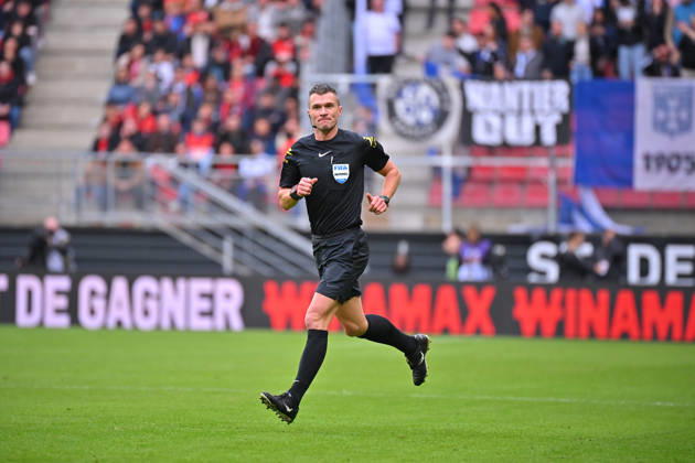 Stade Rennais FC v AJ Auxerre - Ligue 1 McDonald s 2026 2027 Willy DELAJOD referee during Ligue 1 McDonald s match between Rennes and Auxerre at Roazhon Park on October 11, 2026 in Rennes, France. Rennes France  Copyright: xIconxSportx 776573388