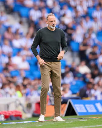 October 11, 2026, San Sebastian, Guipuzcoa, Spain: Pellegrino Matarazzo head coach of Real Sociedad looks on during the LaLiga EA Sports match between Real Sociedad and RC Deportivo de A Coruna at Anoeta on October 11, 2026, in San Sebastian, Spain. San Sebastian Spain - ZUMAa181 20261011_zaa_a181_133 Copyright: xRicardoxLarreinax