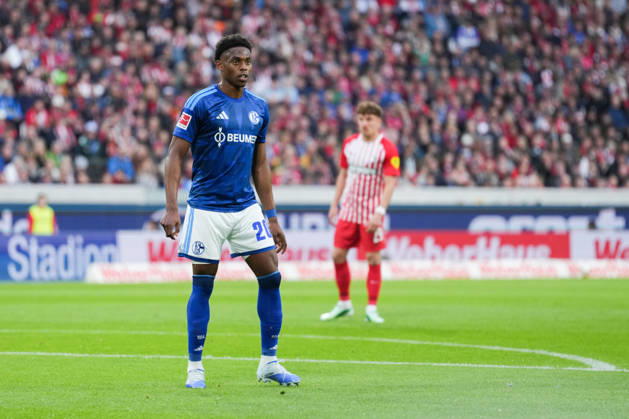 1. Bundesliga: SC Freiburg vs FC Schalke 04, 11.10.2026 Junior Adamu (FC Schalke 04, 20) 1. Bundesliga: SC Freiburg vs FC Schalke 04, Europa-Park-Stadion, 11.10.2026 DFB DFL REGULATIONS PROHIBIT ANY USE OF PHOTOGRAPHS AS IMAGE SEQUENCES AND OR QUASI-VIDEO. Copyright: xBEAUTIFULxSPORTS Boscox