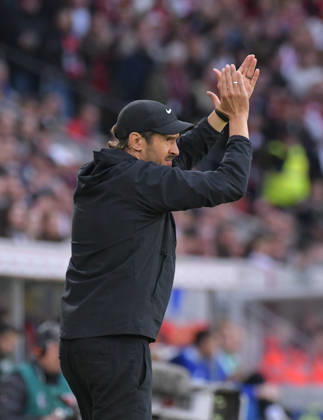 11.10.2026, xblx, Fussball 1.Bundesliga, SC Freiburg - FC Schalke 04 v.l. Trainer Julian Schuster (SC Freiburg) (DFL DFB REGULATIONS PROHIBIT ANY USE OF PHOTOGRAPHS as IMAGE SEQUENCES and or QUASI-VIDEO) Freiburg