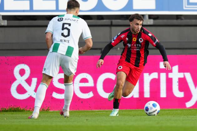 ROTTERDAM , 11-10-2026 , Stadium Woudestein , season 2026 2027 , Dutch Eredivisie football , match between Excelsior Rotterdam and FC Groningen , picture shows Excelsior Rotterdam Player Aymen Sliti Excelsior - Groningen  x208176185x Copyright: