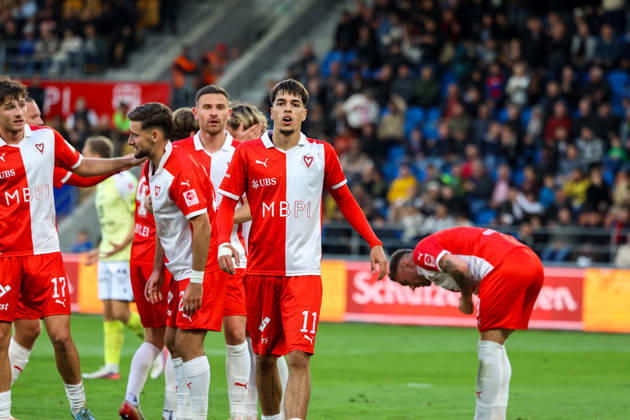 Fussball: Liechtenstein: Brack Super League 2026 2027 - 10. Spieltag, 11.10.2026, 16:30 Uhr - FC Vaduz vs. FC Basel 1893 - Rheinpark Stadion (Vaduz, Liechtenstein); Torjubel 3:0 FC Vaduz Vaduz Rheinparkstadion Vaduz Liechtenstein Copyright: xAmiirxAmedjouax