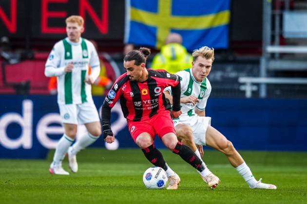 ROTTERDAM , 11-10-2026 , Stadium Woudestein , season 2026 2027 , Dutch Eredivisie football , match between Excelsior Rotterdam and FC Groningen , picture shows Excelsior Rotterdam player Irakli Yegoian Excelsior - Groningen  x208176555x Copyright: