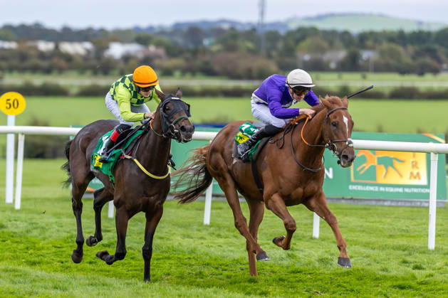 REPRO FREE *PRESS RELEASE NO REPRODUCTION FEE* EDITORIAL USE ONLY October Weekend Meeting 2026, Naas Racecourse, Kildare 11 10 2026 Jimmy Dalton on Pure Granite wins The TRM Calphormin - Strong Foundation, Strong Future Apprentice Handicap Jimmy Dalton on Pure Granite 11 10 2026  Copyright: xx MT2_3899_2