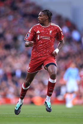 Liverpool v Manchester City 11th October 2026 - Premier League - Liverpool v Manchester City - Jeremy Jacquet of Liverpool - Photo: Simon Stacpoole Offside. Liverpool UK Copyright: xSimonxStacpoolexOffside