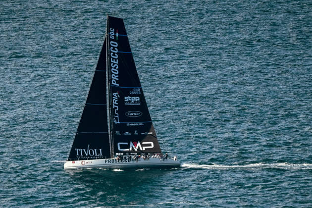 Barcolana 58 Regatta in Trieste TRIESTE, ITALY - OCTOBER 11: The boat Prosecco is seen sailing in pole position in Trieste, Italy on October 11, 2026. The 58th edition of the Barcolana sailing regatta took place in the Gulf of Trieste, bringing together 1,885 professional and amateur sailing boats for the world s largest sailing competition. The Barcolana Autumn Cup was won by Furio Benussi aboard ARCA SGR with a time of 1 hour, 5 minutes, and 9 seconds. Valeria Ferraro Anadolu Trieste Spain. Editorial use only. Please get in touch for any other usage.  Copyright: x2026xAnadoluxValeriaxFerrarox