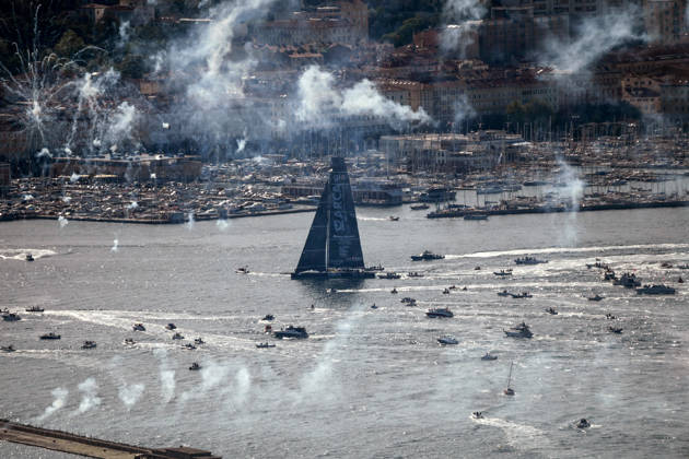 Barcolana 58 Regatta in Trieste TRIESTE, ITALY - OCTOBER 11: Celebrations for Arca take place in Trieste, Italy on October 11, 2026. The 58th edition of the Barcolana sailing regatta was held in the Gulf of Trieste, where 1,885 professional and amateur sailing boats competed in the largest sailing competition in the world. The Barcolana Autumn Cup was won by Furio Benussi aboard ARCA SGR with a time of 1 hour, 5 minutes, and 9 seconds. Valeria Ferraro Anadolu Trieste Spain. Editorial use only. Please get in touch for any other usage.  Copyright: x2026xAnadoluxValeriaxFerrarox