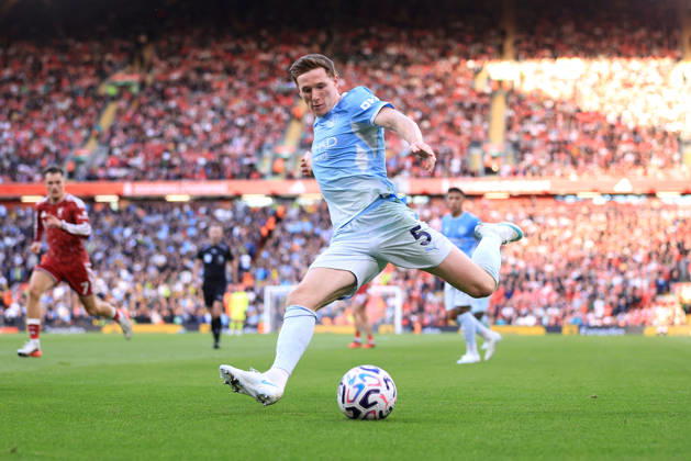 Liverpool v Manchester City 11th October 2026 - Premier League - Liverpool v Manchester City - Elliot Anderson of Manchester City - Photo: Simon Stacpoole Offside. Liverpool UK Copyright: xSimonxStacpoolexOffside