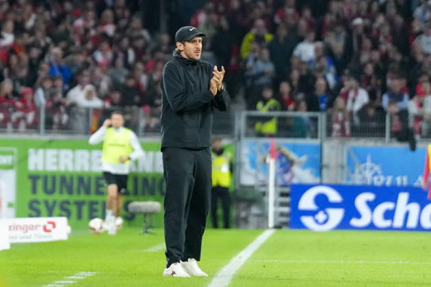 Julian Schuster (SC Freiburg, Trainer) , Deutschland, Fussball, 1. Bundesliga, 5.Spieltag, 2026 2027, SC Freiburg vs. FC Schalke 04, 11.10.2026, Europa-Park Stadion, Freiburg Freiburg Europa-Park Stadion Baden-Württemberg Deutschland Copyright: xArnexAmbergx
