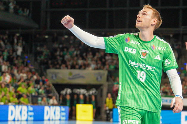 Im Bild: Mathias Gidsel (Fuechse Berlin, 19), , Tor, Treffer, Jubel, Torjubel, Freude, Begeisterung, feiert, jubelt 11.10.2026, Fuechse Berlin - TVB Lemgo Lippe, HBL, Handball-Bundesliga, Saison 2026 27, Max-Schmeling-Halle 11.10.2026, Fuechse Berlin - TVB Lemgo Lippe, HBL, Handball-Bundesliga, Saison 2026 27, Max-Schmeling-Halle Copyright: HMBxMedia xPascalxSpanehl