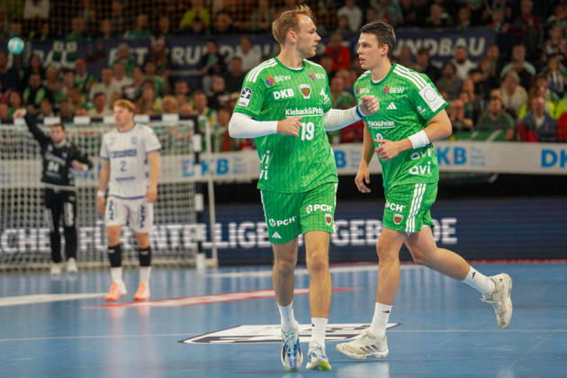 Im Bild: Mathias Gidsel (Fuechse Berlin, 19), , Tor, Treffer, Jubel, Torjubel, Freude, Begeisterung, feiert, jubelt 11.10.2026, Fuechse Berlin - TVB Lemgo Lippe, HBL, Handball-Bundesliga, Saison 2026 27, Max-Schmeling-Halle Copyright: HMBxMedia xPascalxSpanehl
