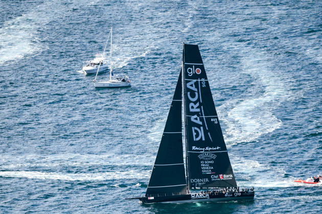 Barcolana 58 Regatta in Trieste TRIESTE, ITALY - OCTOBER 11: An aerial view shows hundreds of sailing boats compete in the Gulf of Trieste during the 58th Barcolana sailing regatta, on October 11, 2026 in Trieste, Italy. A total of 1,885 professional and amateur boats competed in the event, described as the world s largest sailing competition. Furio Benussi won the Barcolana Autumn Cup aboard ARCA SGR with a time of 1 hour, 5 minutes and 9 seconds. Valeria Ferraro Anadolu Trieste Italy. Editorial use only. Please get in touch for any other usage.  Copyright: x2026xAnadoluxValeriaxFerrarox