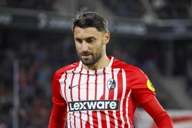 Vincenzo Grifo (SC Freiburg, 32) , Deutschland, Fussball, 1. Bundesliga, 5.Spieltag, 2026 2027, SC Freiburg vs. FC Schalke 04, 11.10.2026, Freiburg im Breisgau Europa-Park Stadion Deutschland Copyright: xGrantxHubbsx